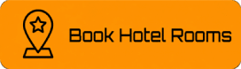 Orange button with a map pin icon and the text "Book Hotel Rooms" in black.